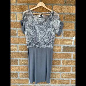 YFB Young Fabulous & Broke pasley dress medium